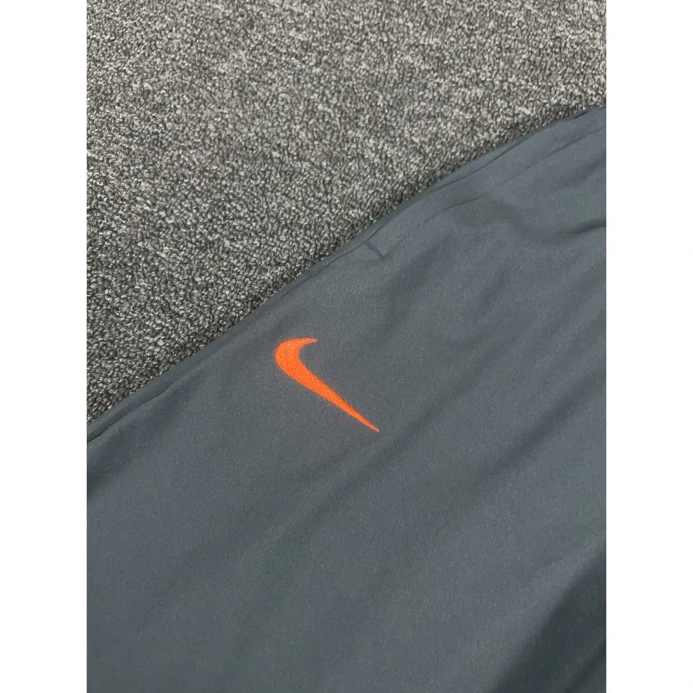 Nike Clemson Tigers Sweatpants Men's Medium Gray Lined Drawstrings Embroidered